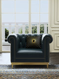 Leather One-Seater Sofa