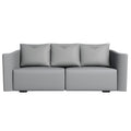 Microfiber Leather Three-Seater Sofa