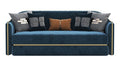 Fabric-Upholstered Three-Seater Sofa