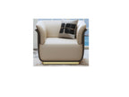 Microfiber Leather One-Seater Sofa