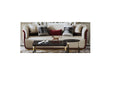 Microfiber Leather Three-Seater Sofa