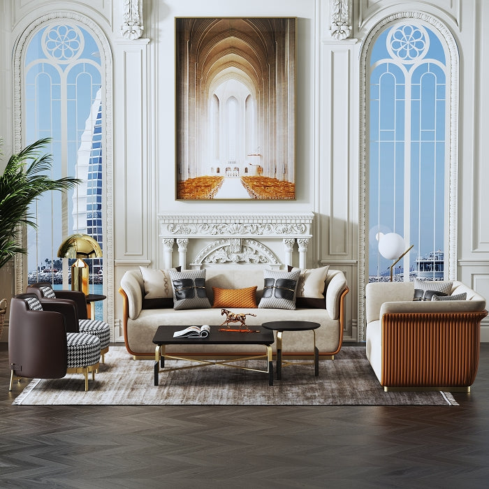 Mid-Century Modern Four-Piece Living Room Set