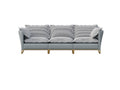 Fabric-Upholstered Three-Seater Sofa