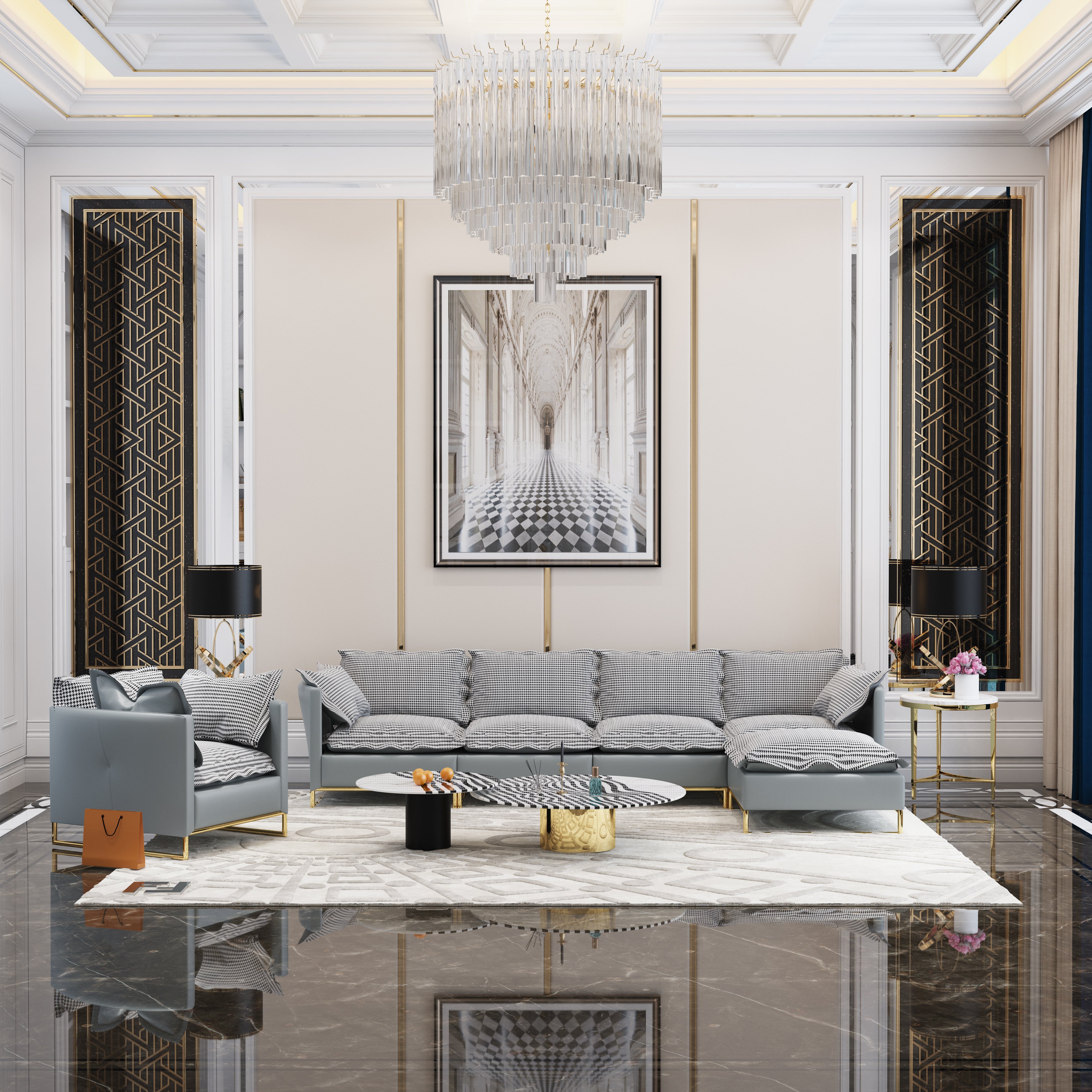 Three-Piece Living Room Set
