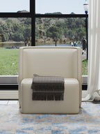 Leather One-Seater Sofa