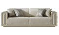 Leather Three-Seater Sofa