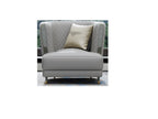 Leather One-Seater Sofa