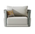 Leather One-Seater Sofa