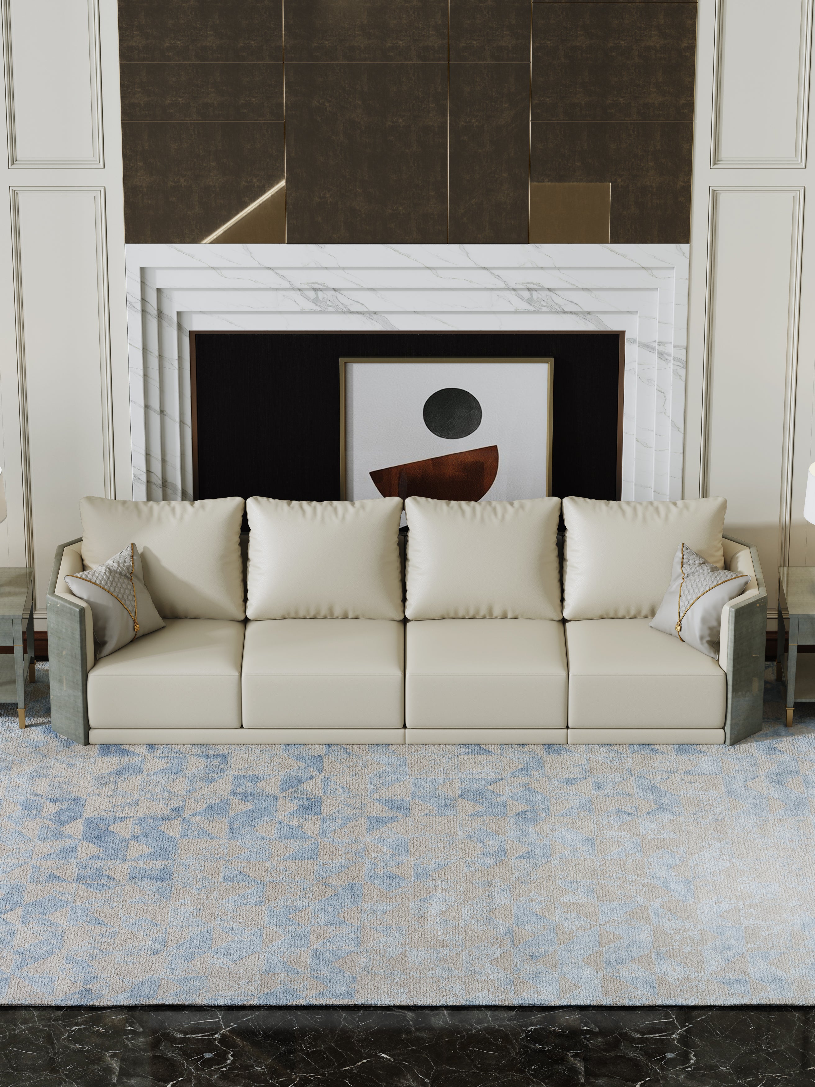 Four-Seater Sofa (1-Arm)