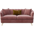 Velvet Three-Seater Sofa