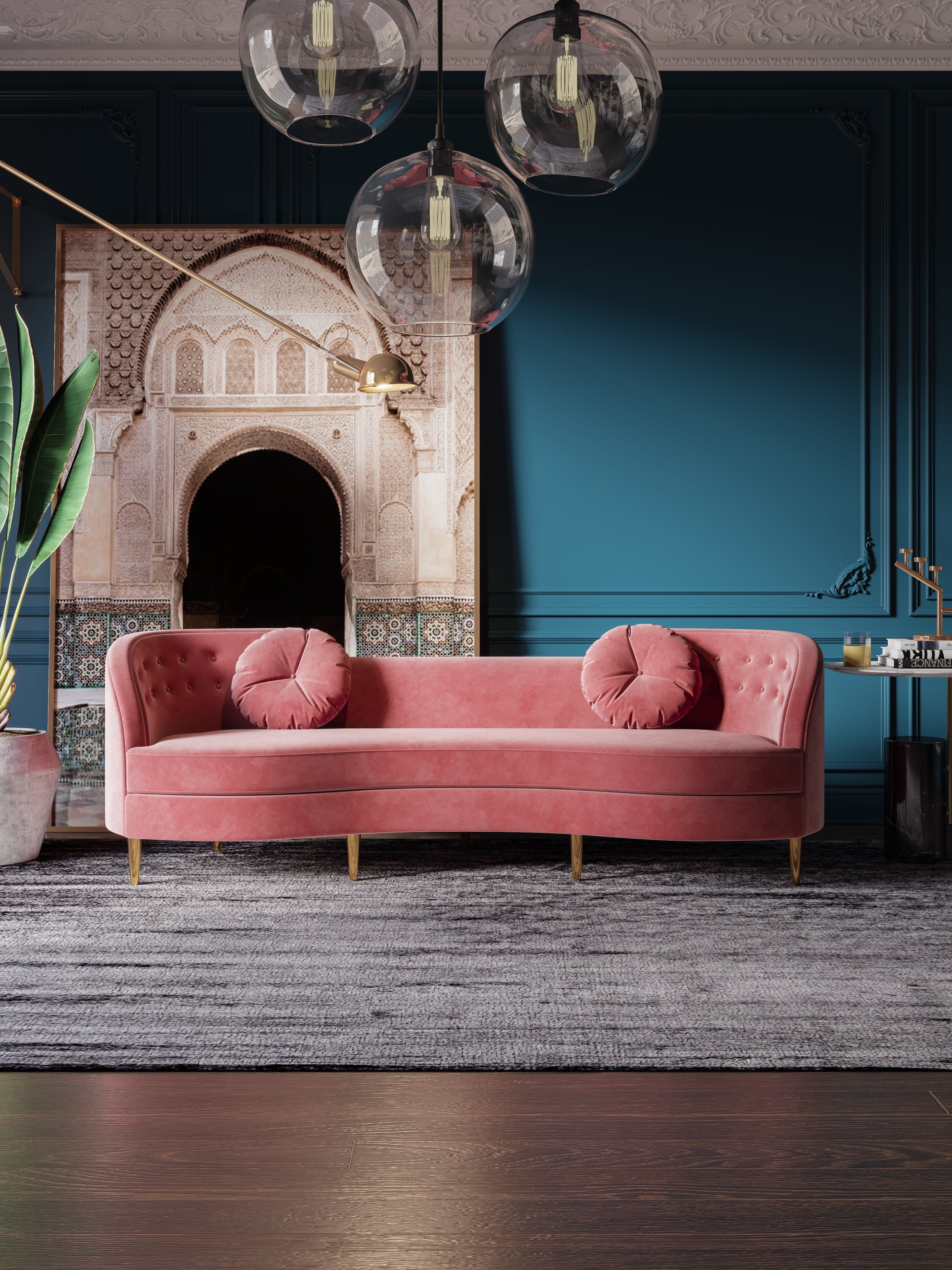 upholstery Three-Seater Sofa
