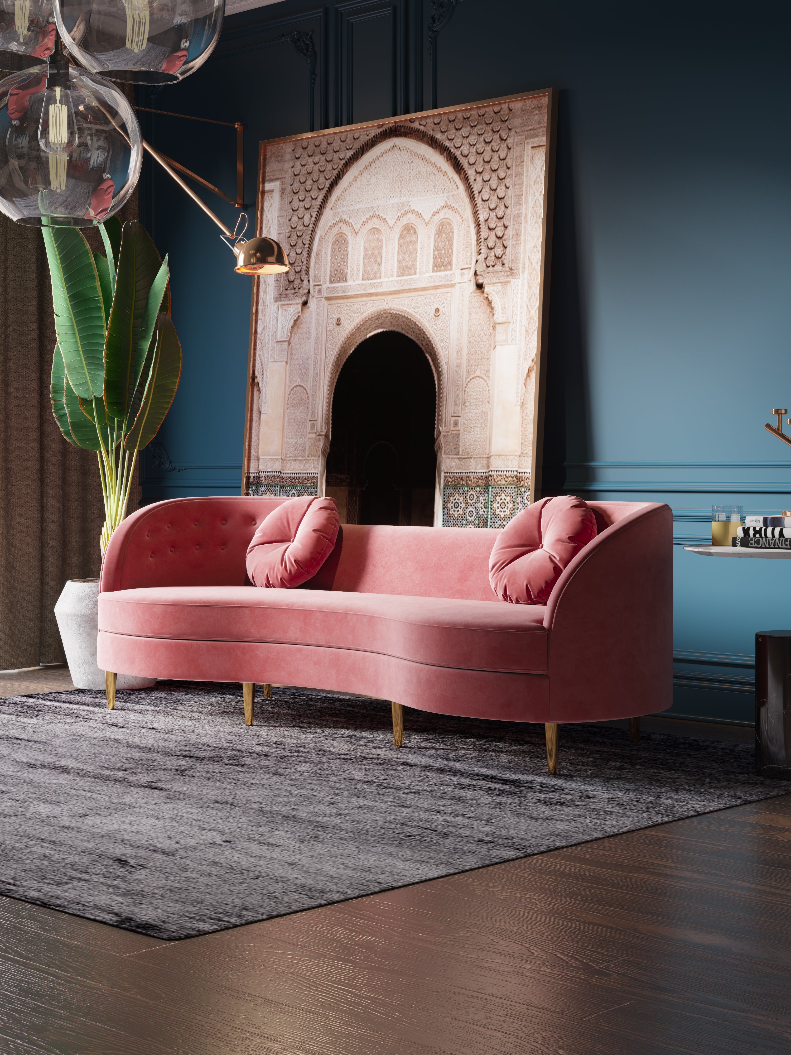 upholstery Three-Seater Sofa