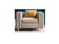 Velvet One-Seater Sofa