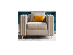 Velvet One-Seater Sofa