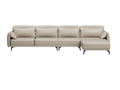 Leather Four-Seater Sofa