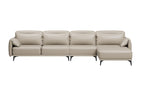 Leather Four-Seater Sofa