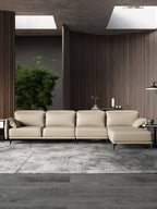 Leather Four-Seater Sofa
