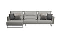 Leather Three-Seater Sofa