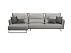 Leather Three-Seater Sofa