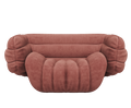 Velvet One-Seater Sofa