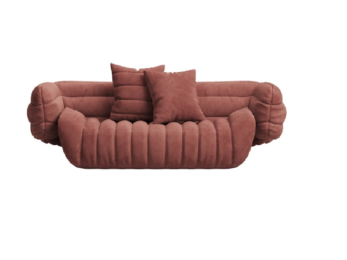 Velvet Two-Seater Sofa