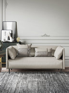 Microfiber Leather Two-Seater Sofa