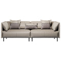 Microfiber Leather Three-Seater Sofa