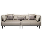 Microfiber Leather Three-Seater Sofa