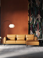 Leather Four-Seater Sofa