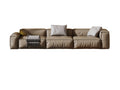 Leather Three-Seater Sofa