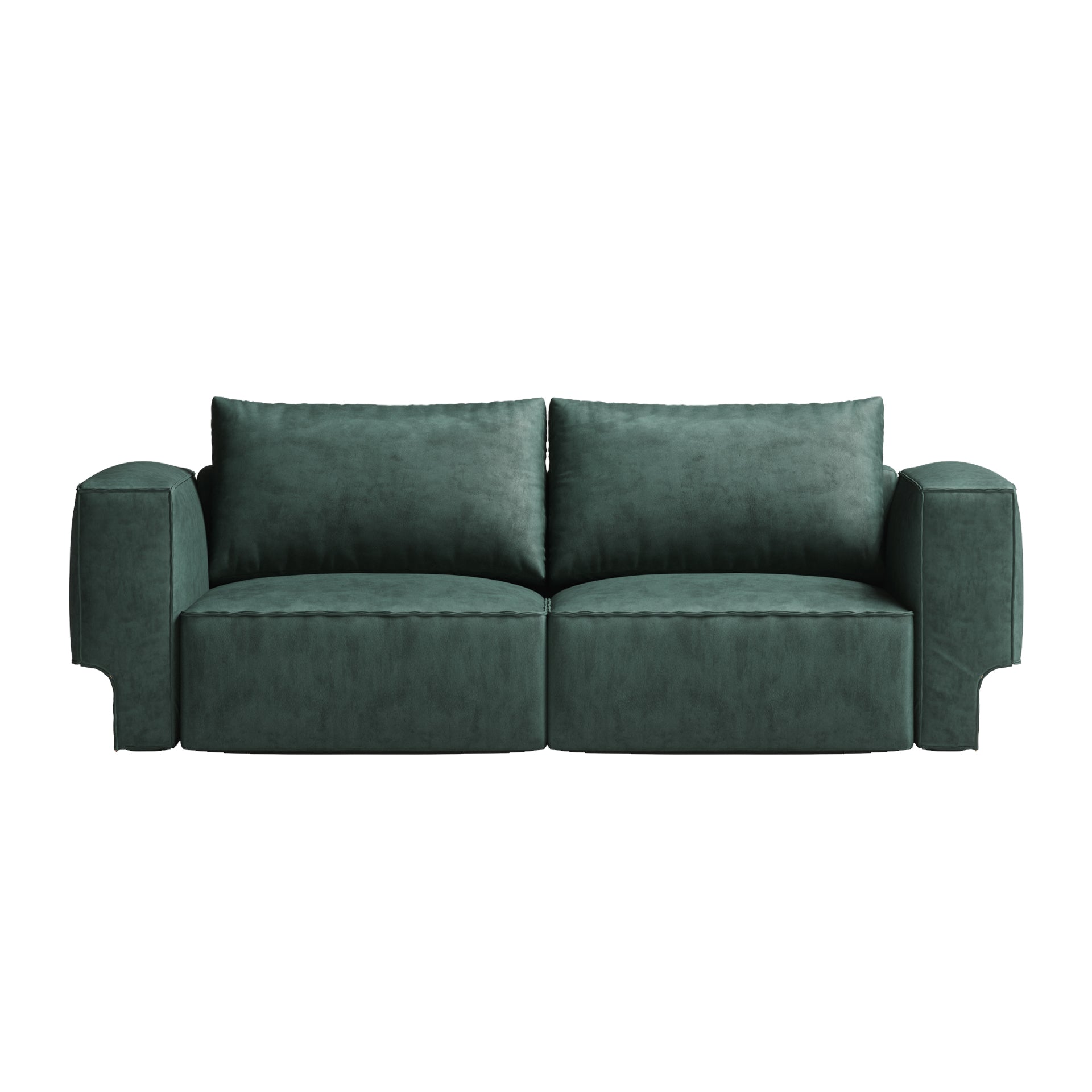Full Nubuck Three-Piece Living Room Set