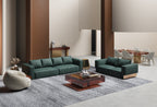 Full Nubuck Three-Piece Living Room Set