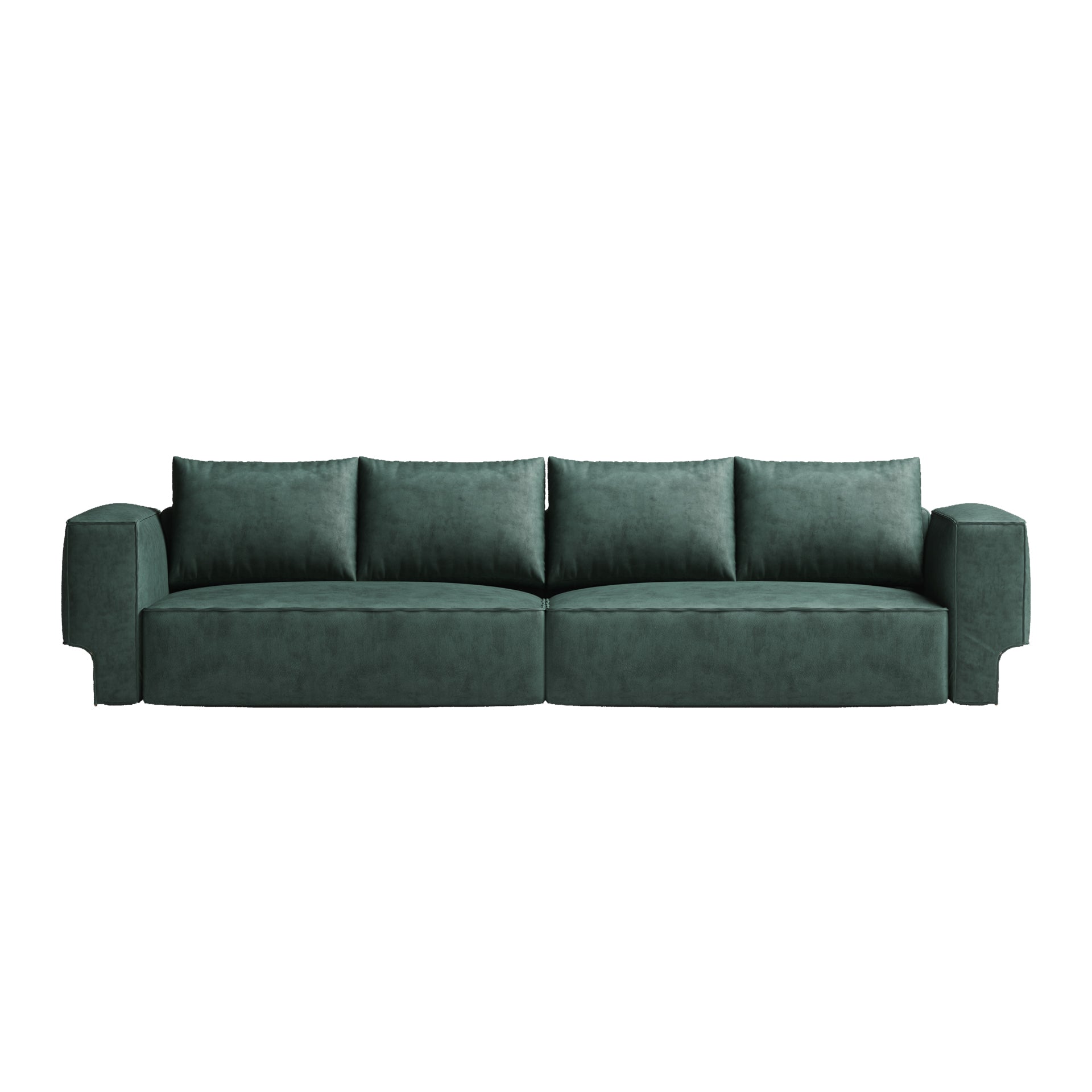 Full Nubuck Three-Piece Living Room Set