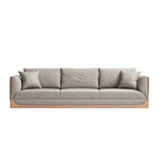 Velvet and Rose Gold Three-Piece Living Room Set