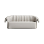 Half-Leather Four-Piece Living Room Set