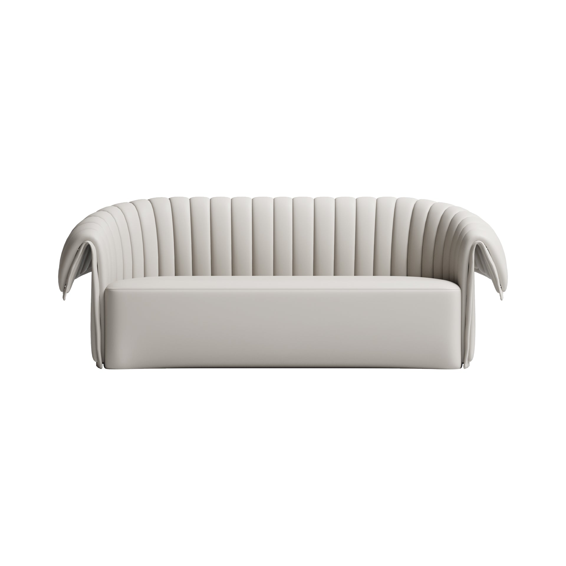 Half-Leather Four-Piece Living Room Set