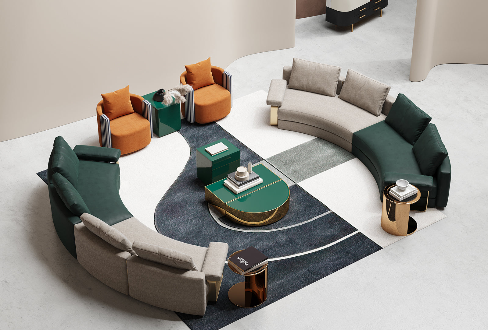 Four-Piece Living Room Set