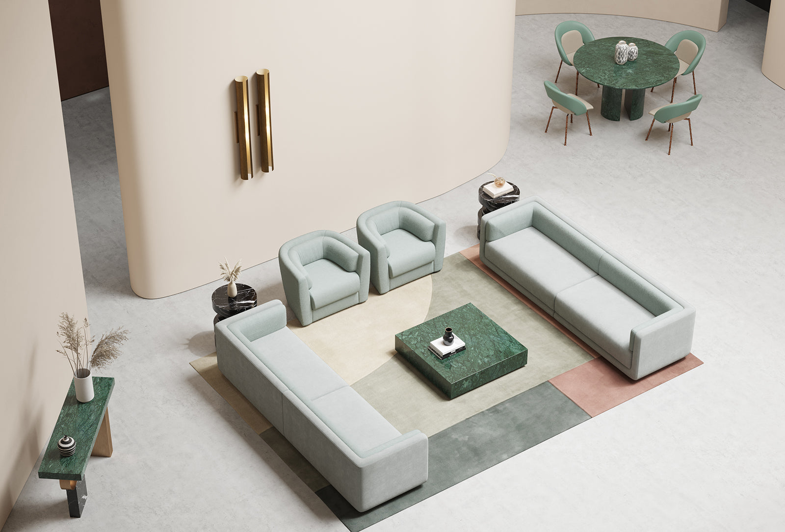 Four-Piece Living Room Set