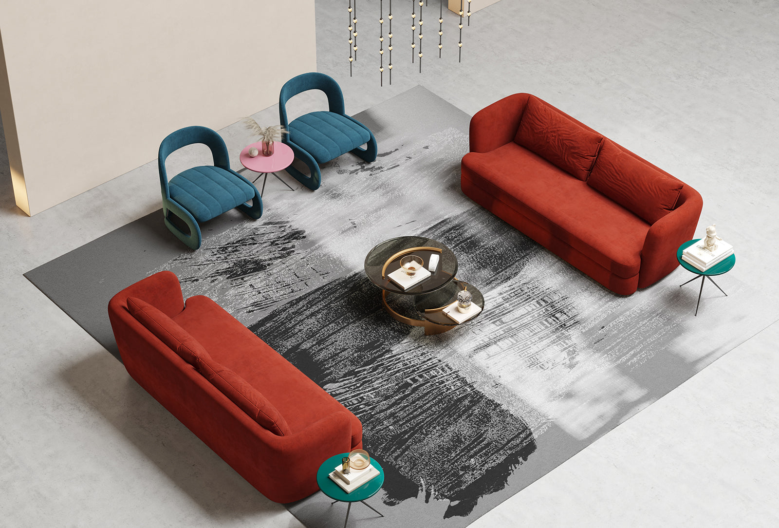 Four-Piece Living Room Set