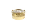 Large Brushed Gold Stainless Steel Aluminum Fruit Plate