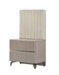 Grace Bronze and Taupe Nightstand