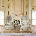 Belle Silver Upholstered Armchair