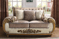 Perfect Brown Fabric Loveseat