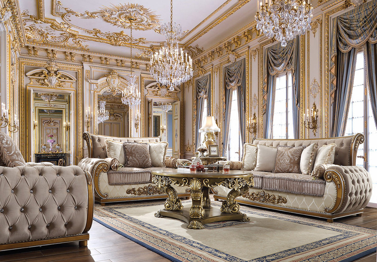 HD-25 Traditional Three-Piece Living Room Set