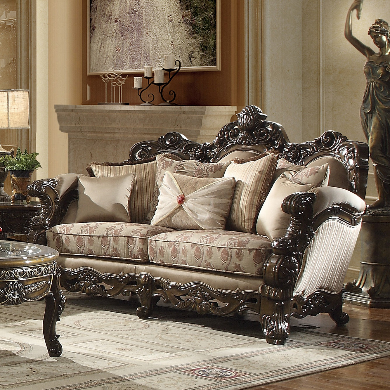 Met Ant Gold & Fabric and Solid Wood LOVE