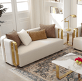 Modern Upholstered Loveseat