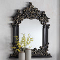 Ebony Black with Antique Gold – Mirror