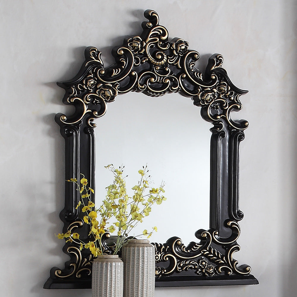 Ebony Black with Antique Gold – Mirror