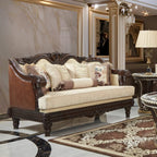 Traditional Upholstered Loveseat
