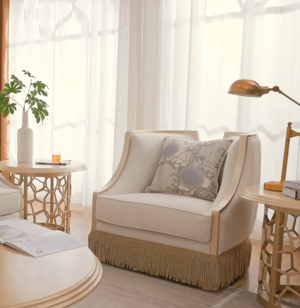 Traditional Upholstered Accent Chair